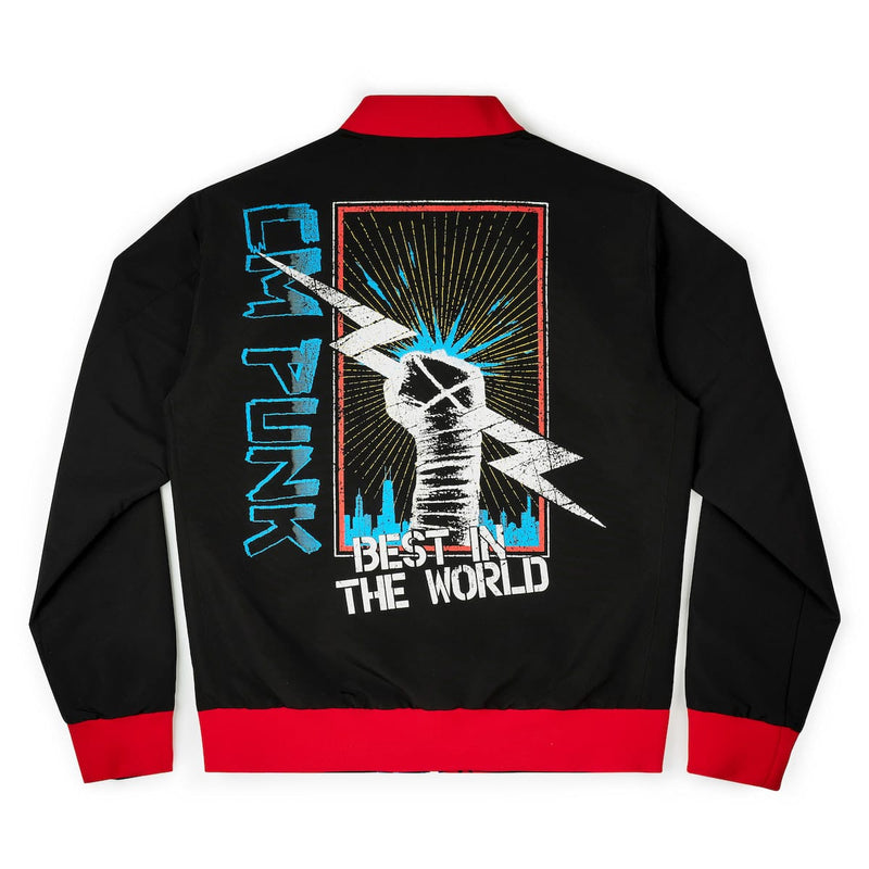 RSVLTS Best in the World Reversible Bomber Jacket in Black — detail 3