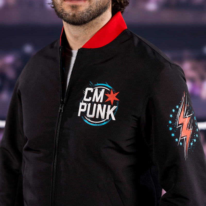 RSVLTS Best in the World Reversible Bomber Jacket in Black — detail 4