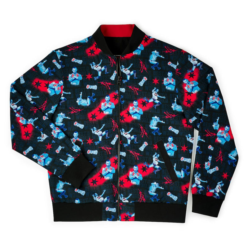 RSVLTS Best in the World Reversible Bomber Jacket in Black — detail 5