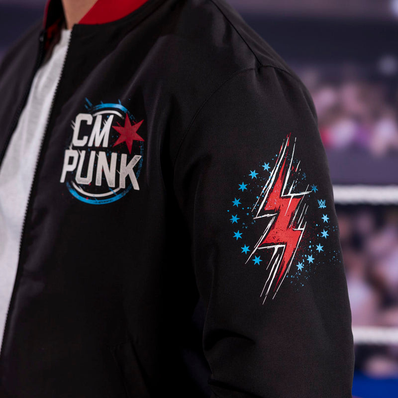RSVLTS Best in the World Reversible Bomber Jacket in Black — detail 6