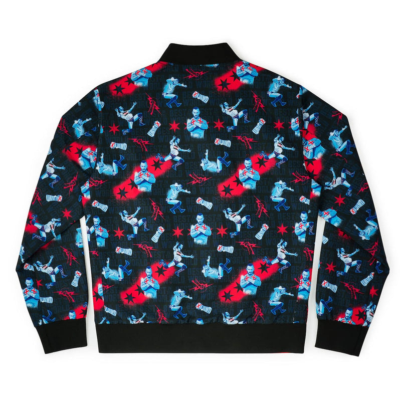 RSVLTS Best in the World Reversible Bomber Jacket in Black — detail 7