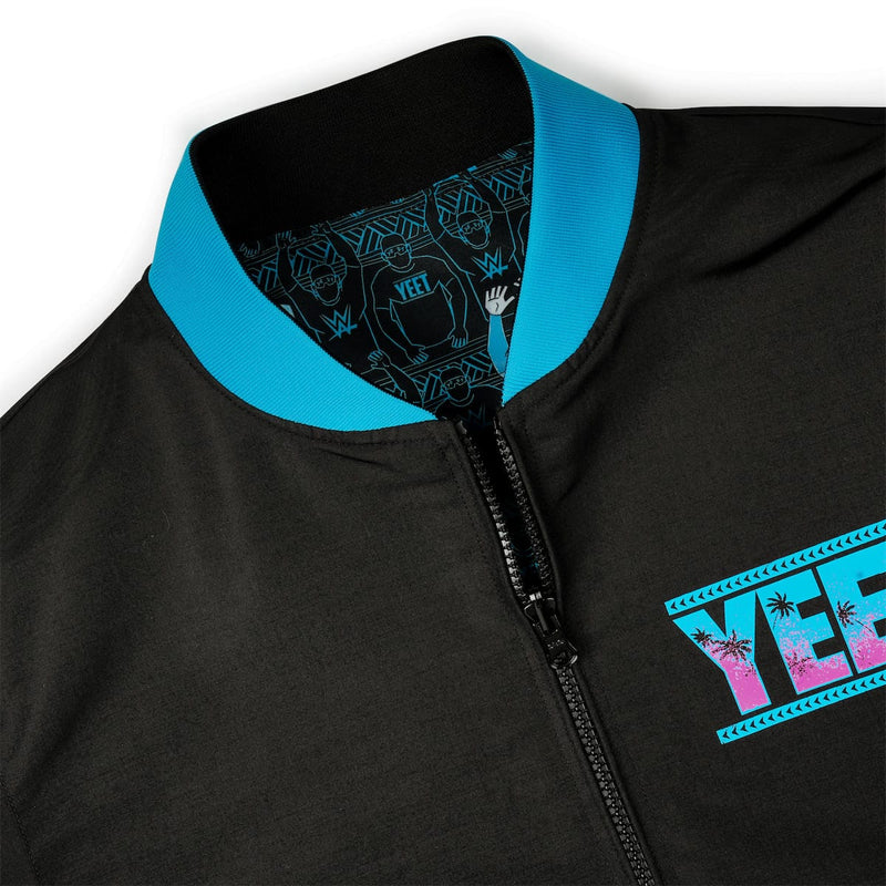 RSVLTS YEET! Reversible Bomber Jacket in Black — detail 7