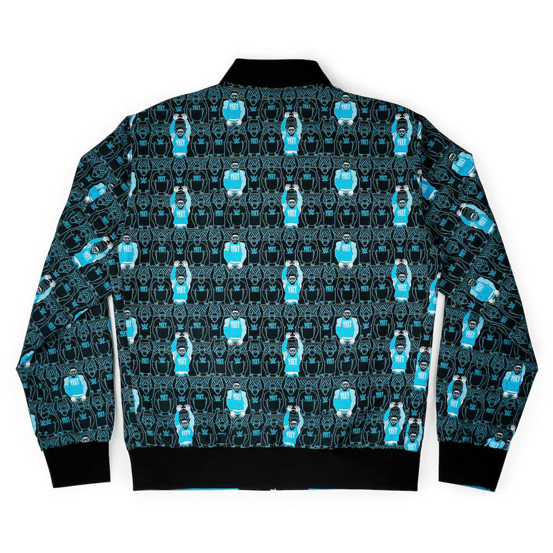 RSVLTS YEET! Reversible Bomber Jacket in Black — detail 9
