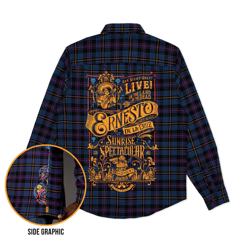 RSVLTS Ernesto’s Sunrise Spectacular BorlandFlex Long Sleeve Flannel — front view