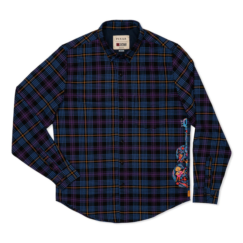 RSVLTS Ernesto’s Sunrise Spectacular BorlandFlex Long Sleeve Flannel — detail 3