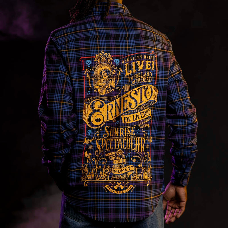 RSVLTS Ernesto’s Sunrise Spectacular BorlandFlex Long Sleeve Flannel — detail 4