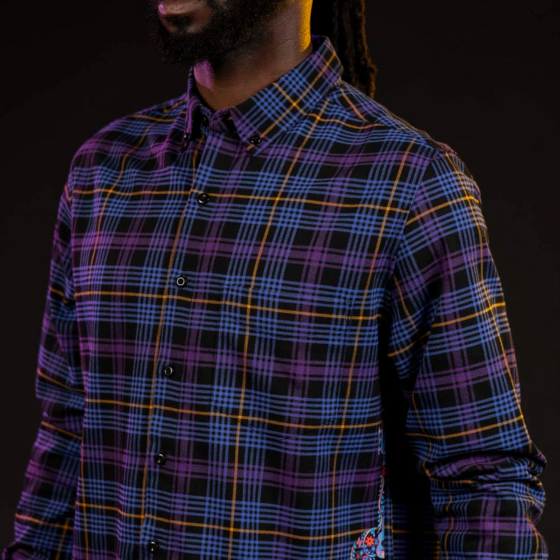 RSVLTS Ernesto’s Sunrise Spectacular BorlandFlex Long Sleeve Flannel — detail 9