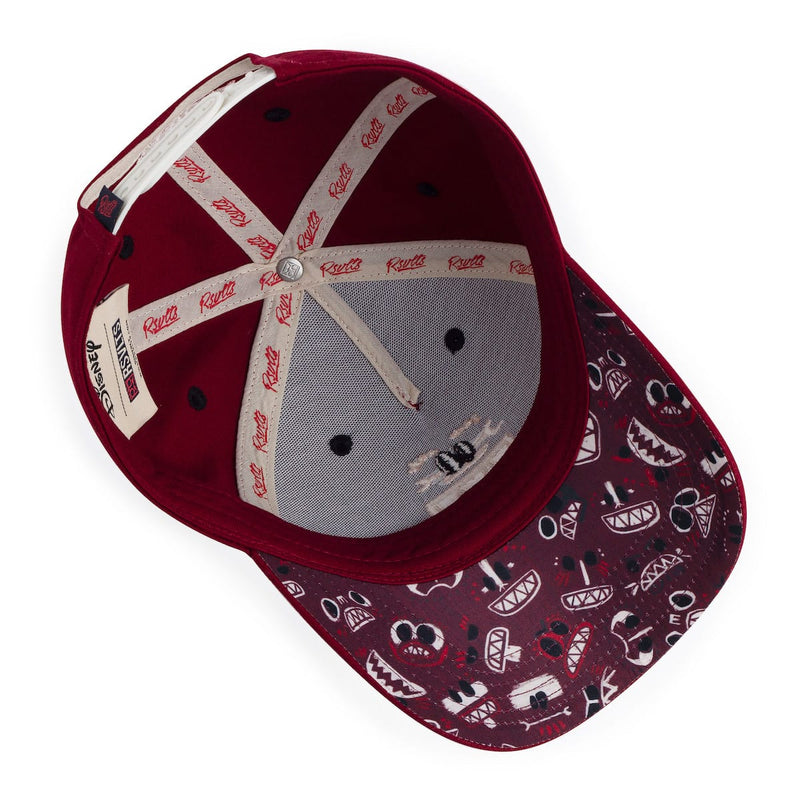 RSVLTS COCONUTS! 5-Panel Hat in Red — detail 2