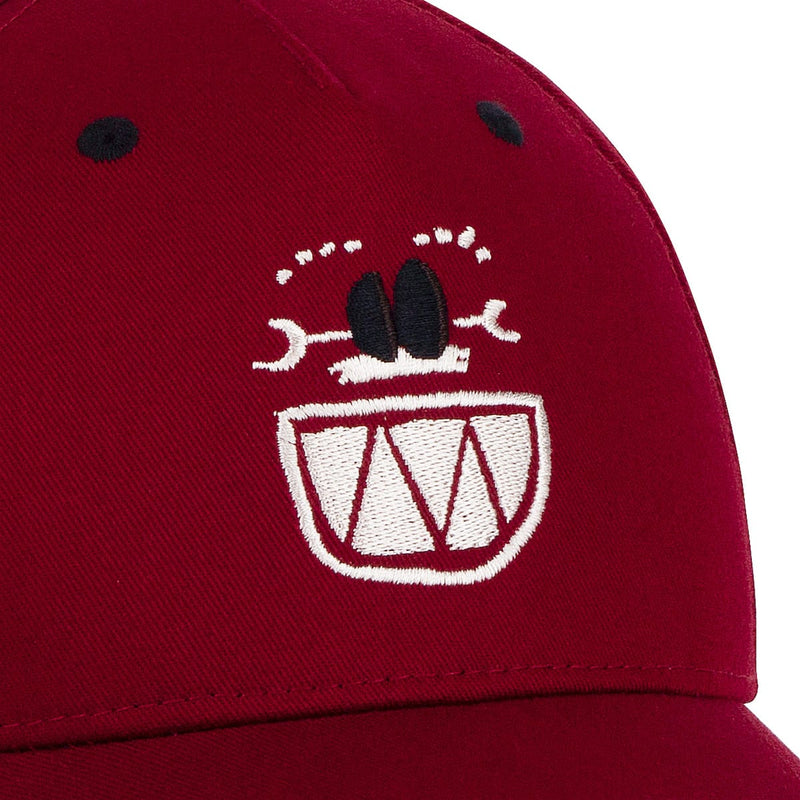 RSVLTS COCONUTS! 5-Panel Hat in Red — detail 4