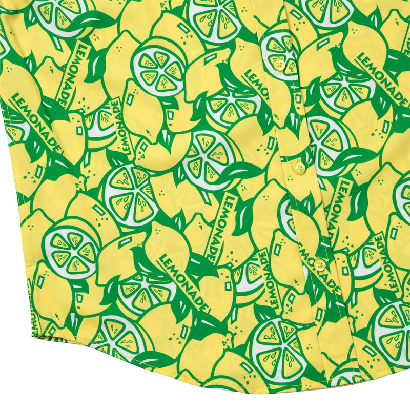 RSVLTS When Life Gives You Lemons KUNUFLEX Short Sleeve Shirt in Green — detail 7