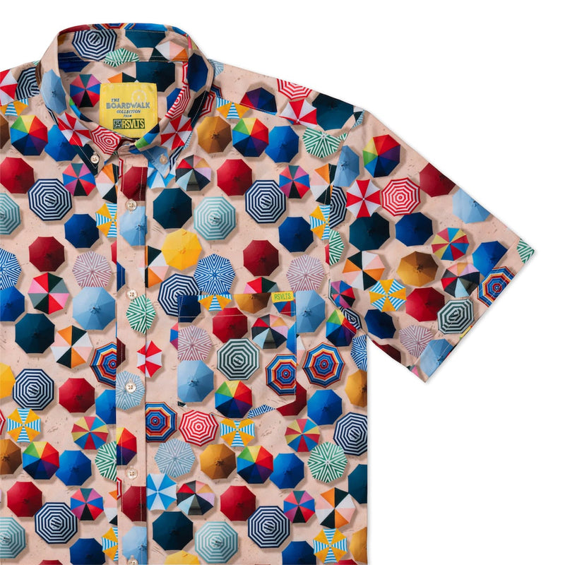 RSVLTS Oh, There’s a Spot! KUNUFLEX Short Sleeve Shirt in Multicolor — detail 2