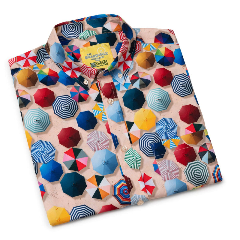 RSVLTS Oh, There’s a Spot! KUNUFLEX Short Sleeve Shirt in Multicolor — detail 8