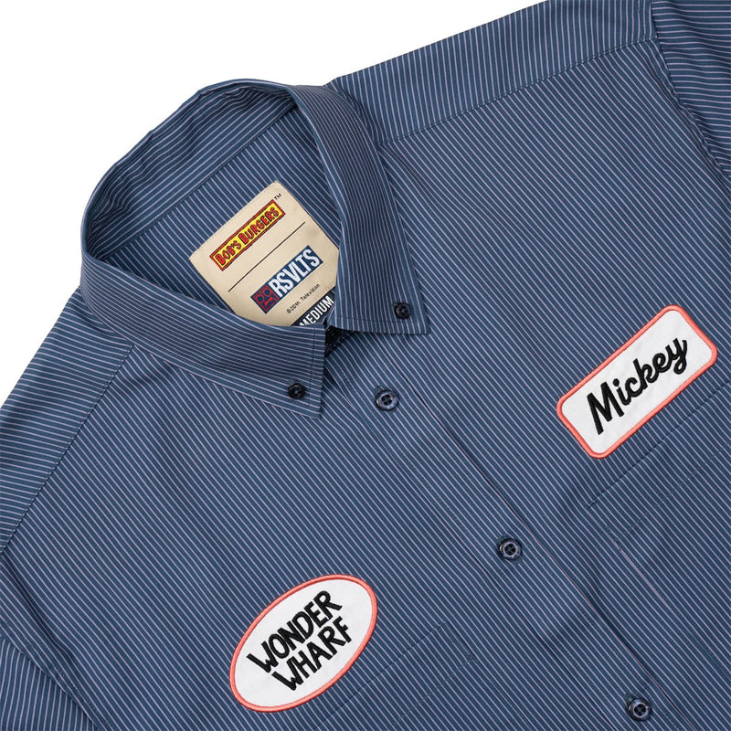 RSVLTS Wonder Wharf KUNUFLEX Short Sleeve Shirt in Blue — detail 4