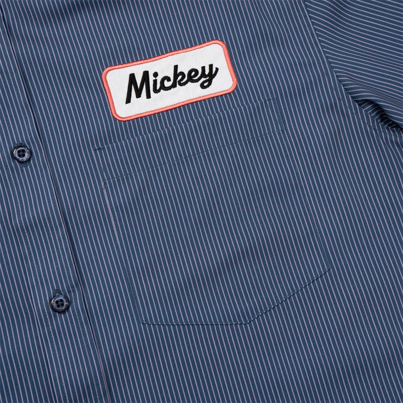 RSVLTS Wonder Wharf KUNUFLEX Short Sleeve Shirt in Blue — detail 7
