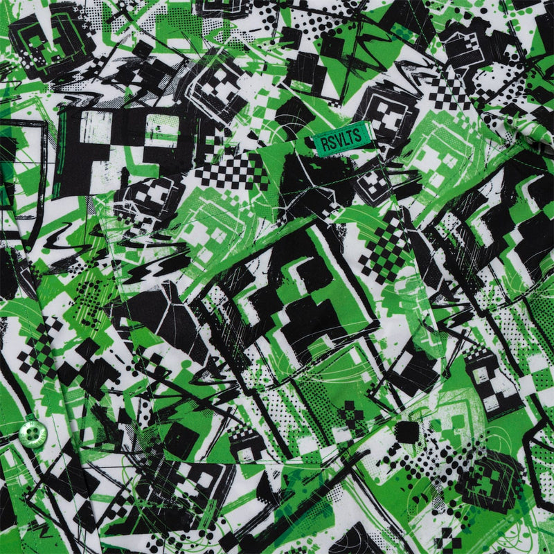 RSVLTS Short Fuse KUNUFLEX Short Sleeve Shirt in Green — detail 3