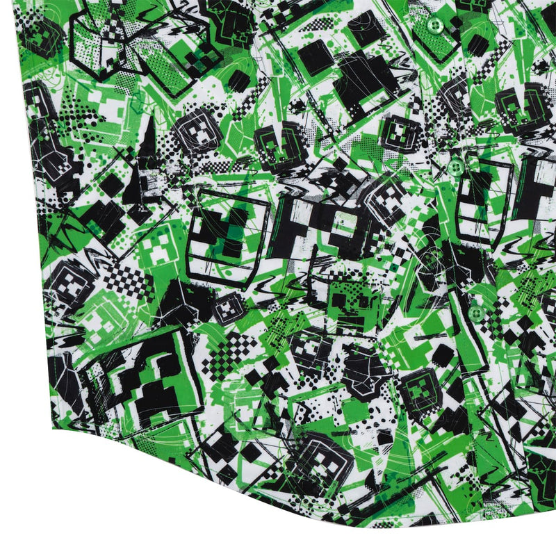RSVLTS Short Fuse KUNUFLEX Short Sleeve Shirt in Green — detail 7
