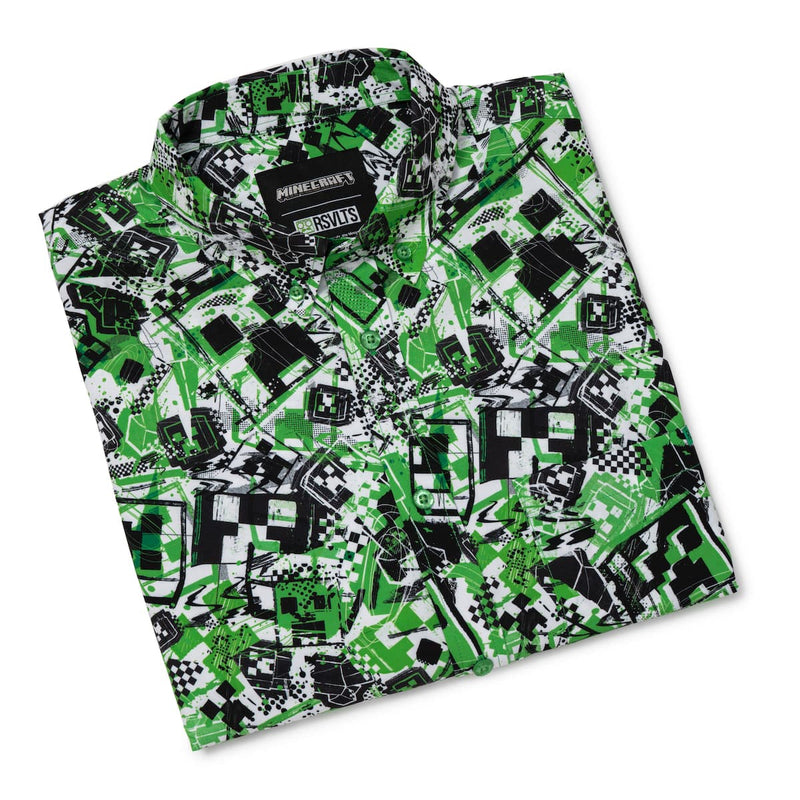 RSVLTS Short Fuse KUNUFLEX Short Sleeve Shirt in Green — detail 8