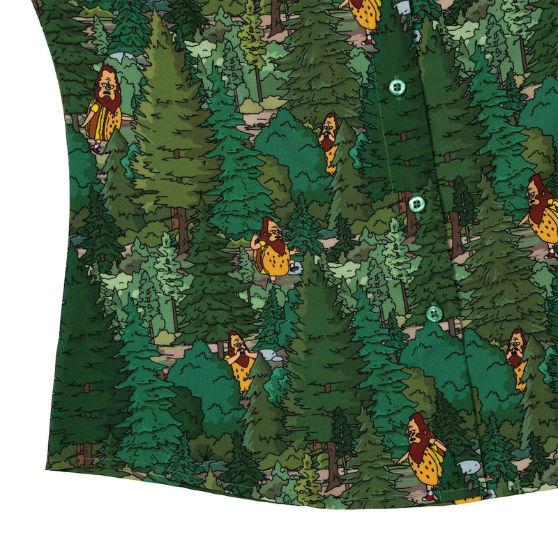 RSVLTS Finding Beefsquatch Women's KUNUFLEX Short Sleeve Shirt — detail 4