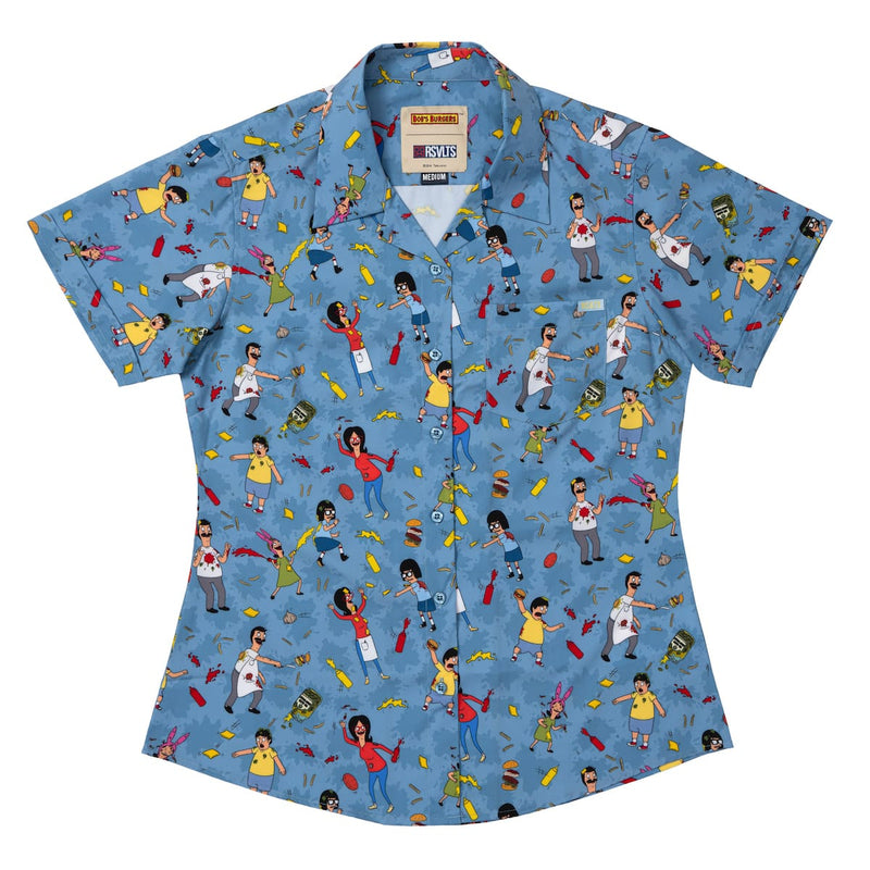 RSVLTS Belcher Brawl Women's KUNUFLEX Short Sleeve Shirt — detail 2