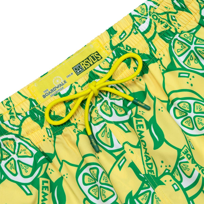RSVLTS When Life Gives You Lemons Hybrid Shorts in Green — detail 3