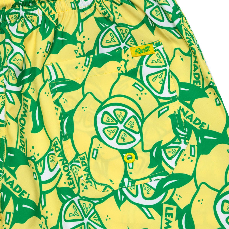 RSVLTS When Life Gives You Lemons Hybrid Shorts in Green — detail 4