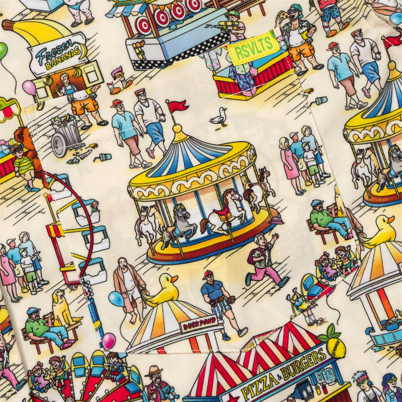 RSVLTS Party Pier KUNUFLEX Short Sleeve Shirt in Multicolor — detail 4