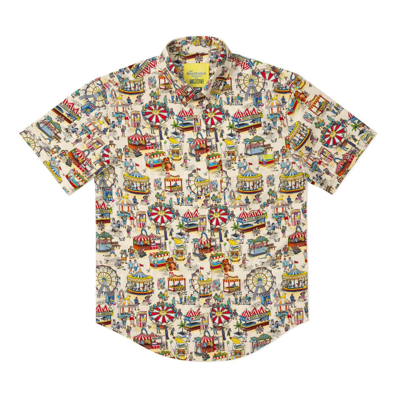 RSVLTS Party Pier KUNUFLEX Short Sleeve Shirt in Multicolor — detail 5
