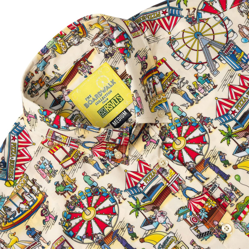 RSVLTS Party Pier KUNUFLEX Short Sleeve Shirt in Multicolor — detail 6
