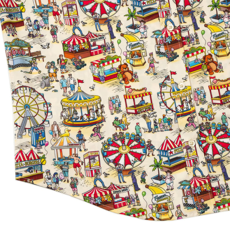 RSVLTS Party Pier KUNUFLEX Short Sleeve Shirt in Multicolor — detail 7
