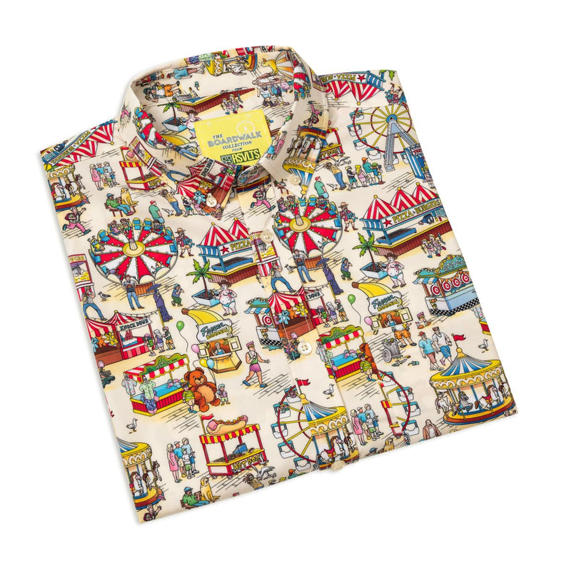 RSVLTS Party Pier KUNUFLEX Short Sleeve Shirt in Multicolor — detail 8