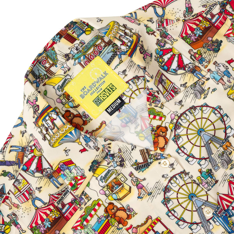 RSVLTS Party Pier Women's KUNUFLEX Short Sleeve Shirt in Multicolor — detail 6