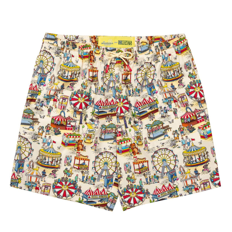 RSVLTS Party Pier Hybrid Shorts in Multicolor — detail 2