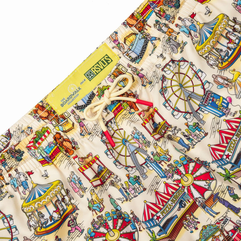 RSVLTS Party Pier Hybrid Shorts in Multicolor — detail 4