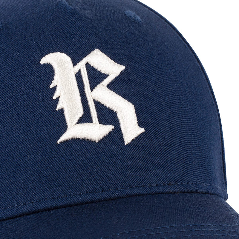 RSVLTS Roosevelt Rough Riders (Navy) 5-Panel Curved Brim Hat in Blue — detail 2