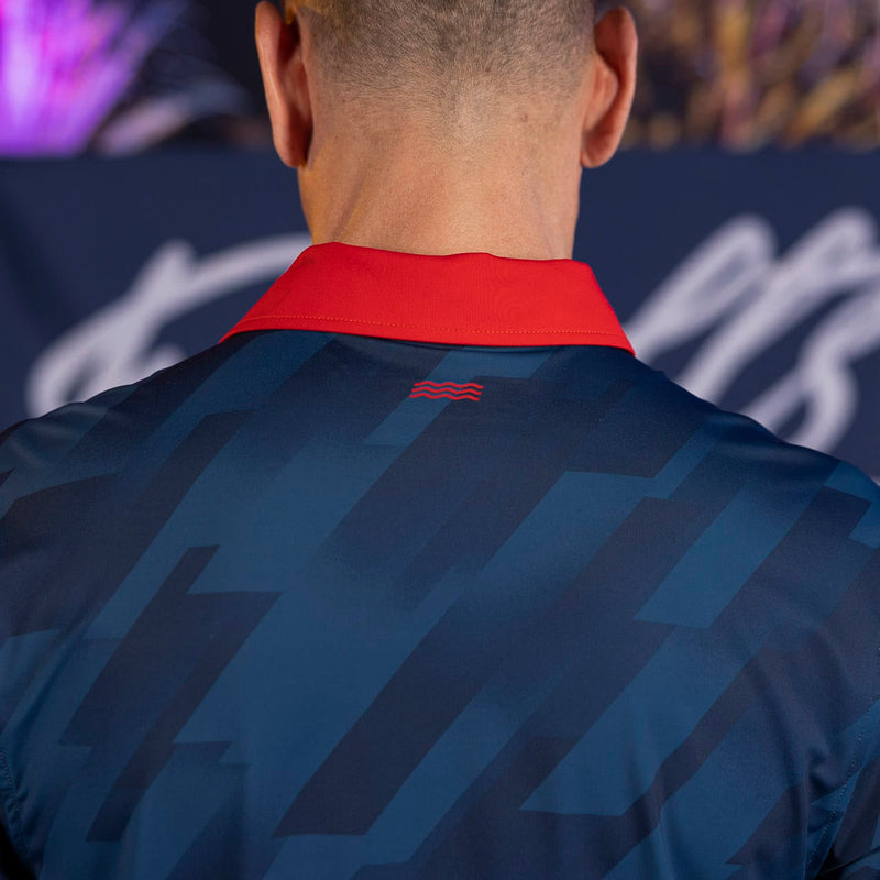 RSVLTS Departed Soles FC All-Day Polo in Blue — detail 7