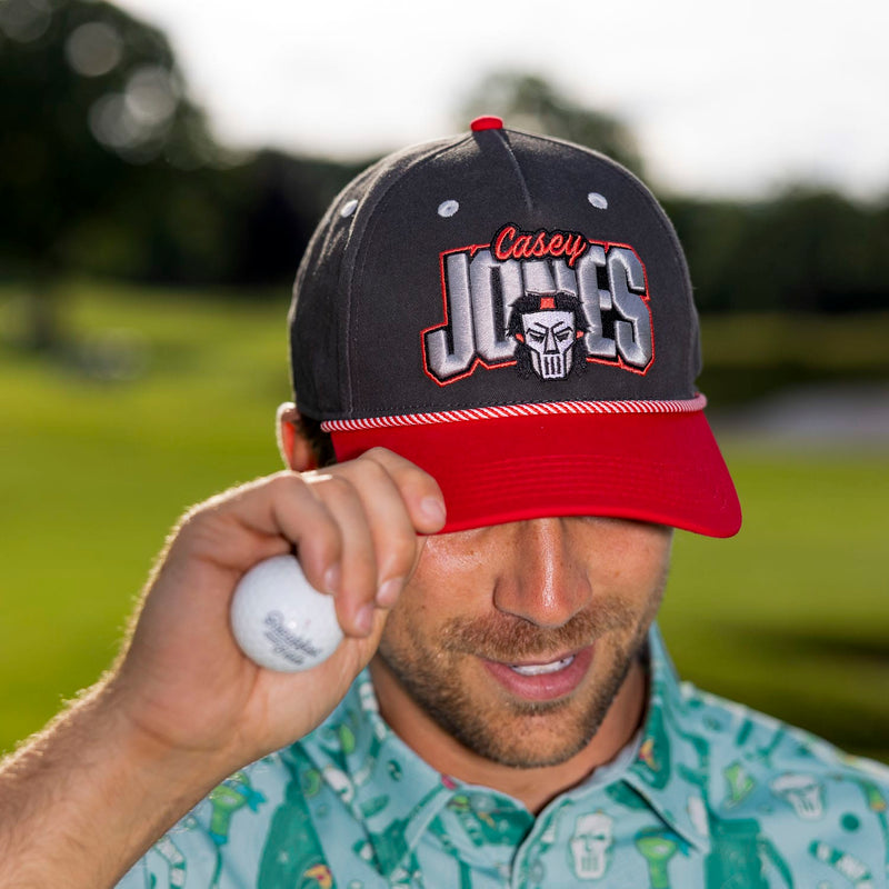 RSVLTS Casey Jones 5-Panel Snapback Hat in Black — detail 2