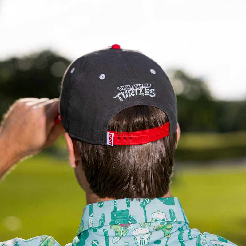 RSVLTS Casey Jones 5-Panel Snapback Hat in Black — detail 4