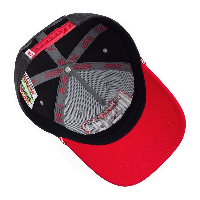 RSVLTS Casey Jones 5-Panel Snapback Hat in Black — detail 5