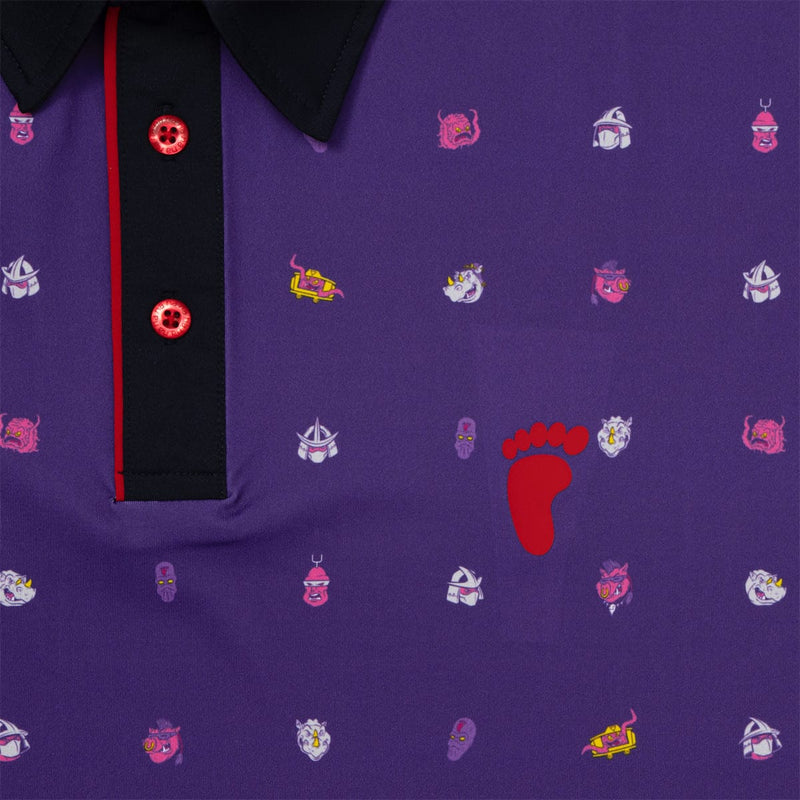 RSVLTS Lil Foot Clan All-Day Polo in Purple — detail 3