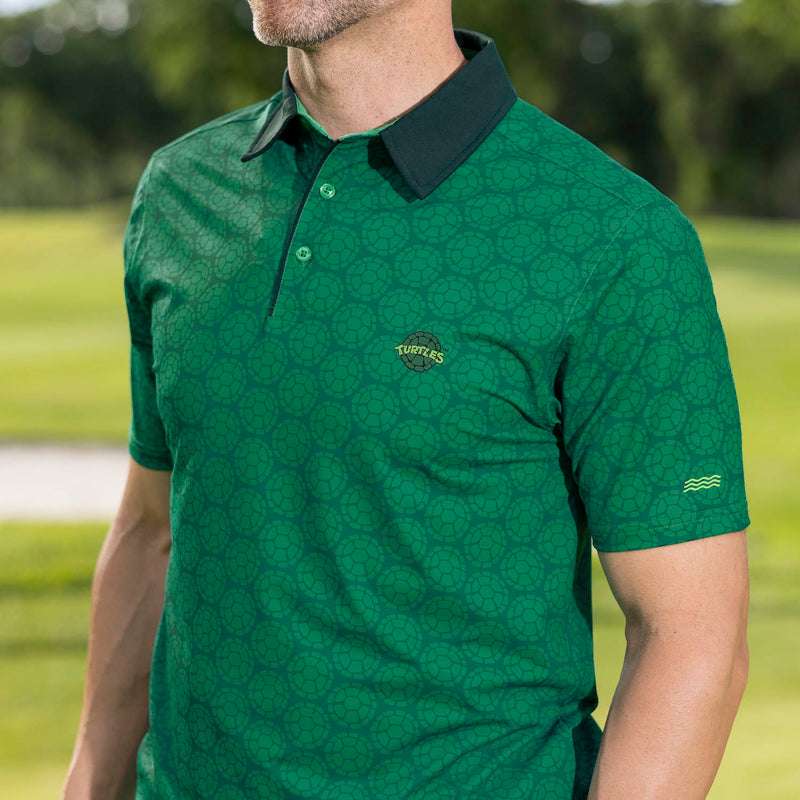 RSVLTS Half-Shell Hero All-Day Polo in Green — detail 4