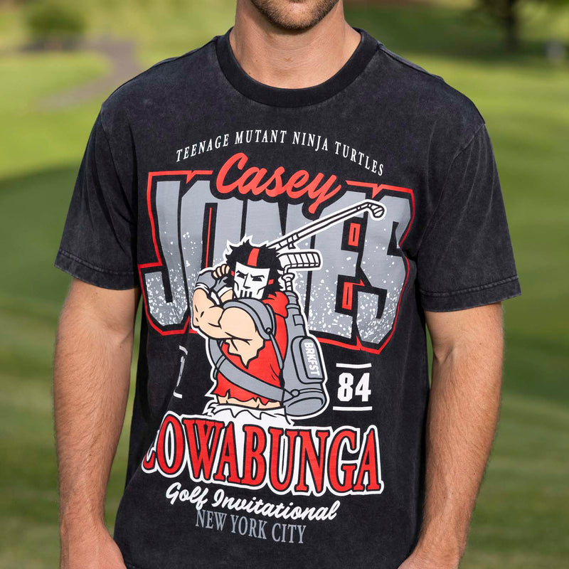 RSVLTS The Casey Jones Invitational Vintage Crewneck Tee in Black — detail 4