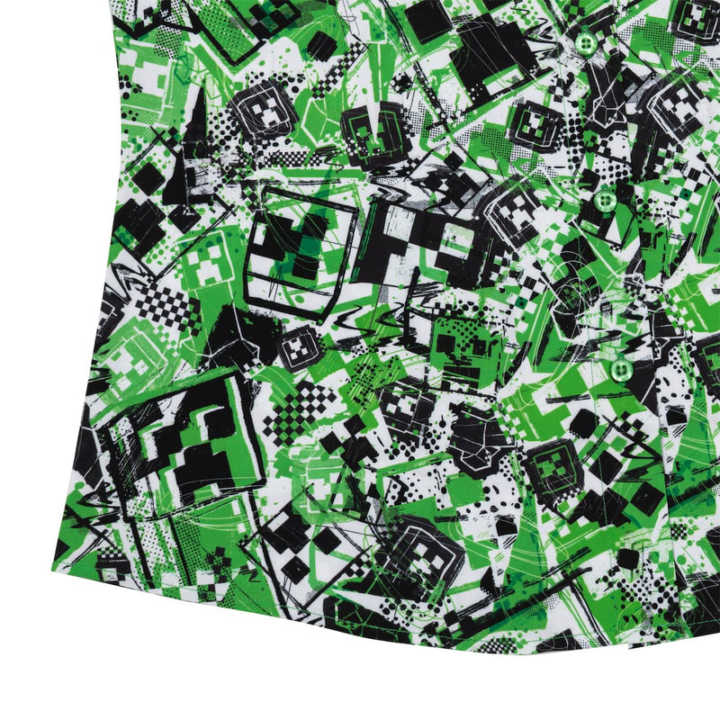 RSVLTS Short Fuse Women's KUNUFLEX Short Sleeve Shirt in Green — detail 7
