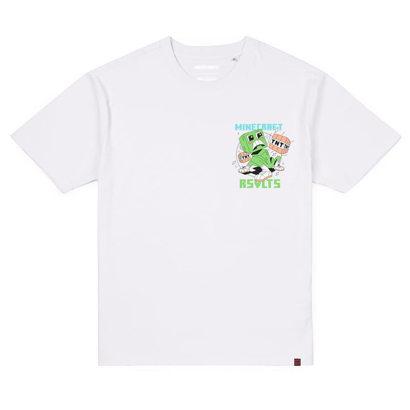 RSVLTS Beware of the Dark Vintage Crewneck Tee in White — detail 2
