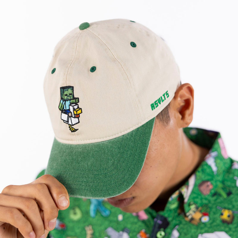 RSVLTS Chicken Jockey Dad Hat in Green — detail 2