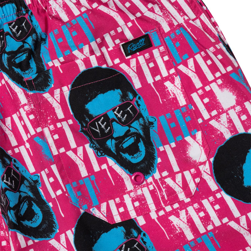 RSVLTS Jey Pop Hybrid Shorts in Pink — detail 3