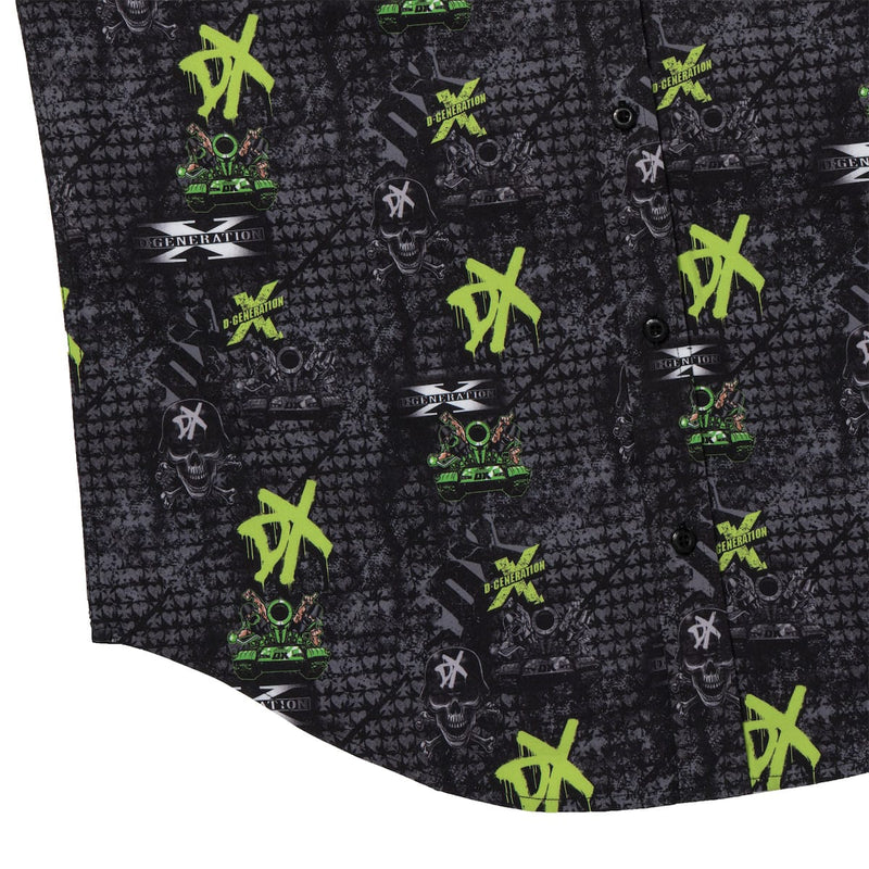 RSVLTS D-Generation X KUNUFLEX Short Sleeve Shirt in Black — detail 7