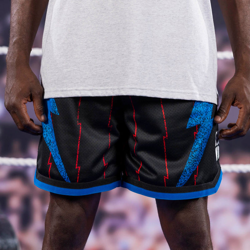 RSVLTS Best in the World Mesh Shorts in Black — detail 5