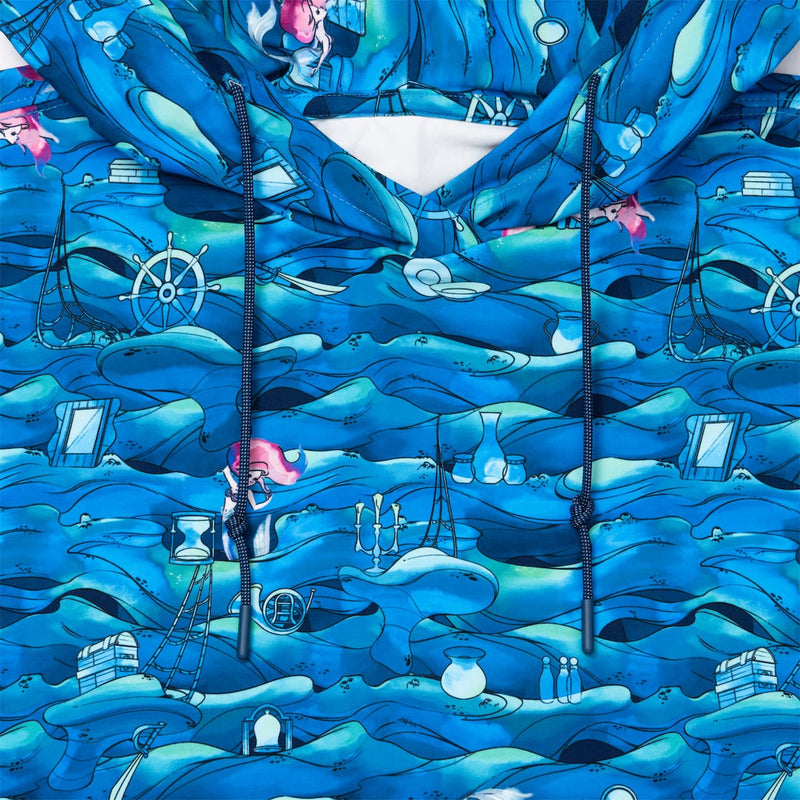 RSVLTS The Secret Grotto Performance Hoodie in Blue — detail 3