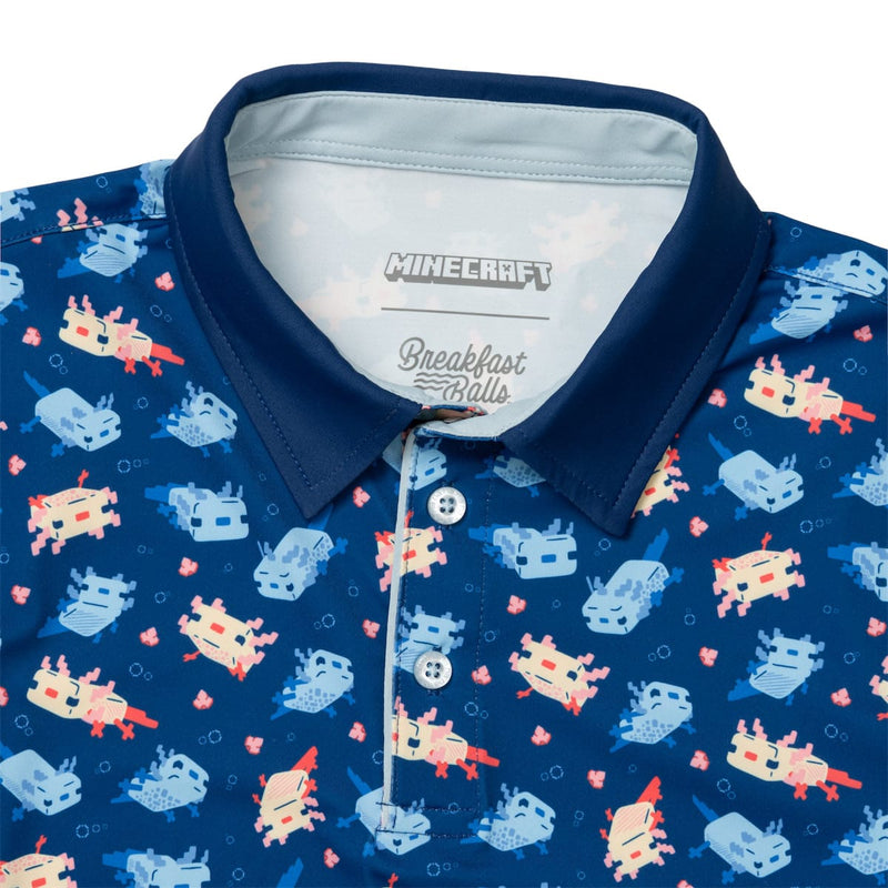 RSVLTS A Lotta Axolotl Youth All-Day Polo in Blue — detail 3