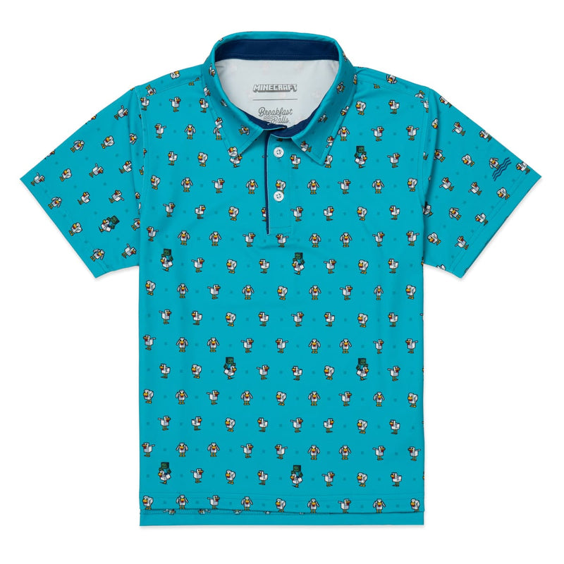 RSVLTS Chicken Jockey Youth All-Day Polo in Blue — detail 2